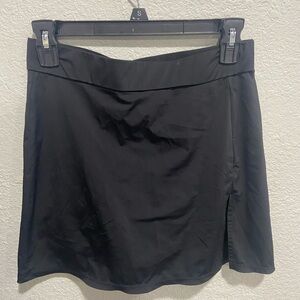 89th & Madison Classic Black A-Line Skirt
